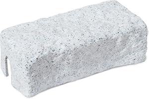 Beuta DIY Dig-Free Faux Stone Landscape Edging End Brick – Final Piece for Completing Your Landscaping Edging Project (1 Pc, Limewash) – Connects to Other Beuta Bricks