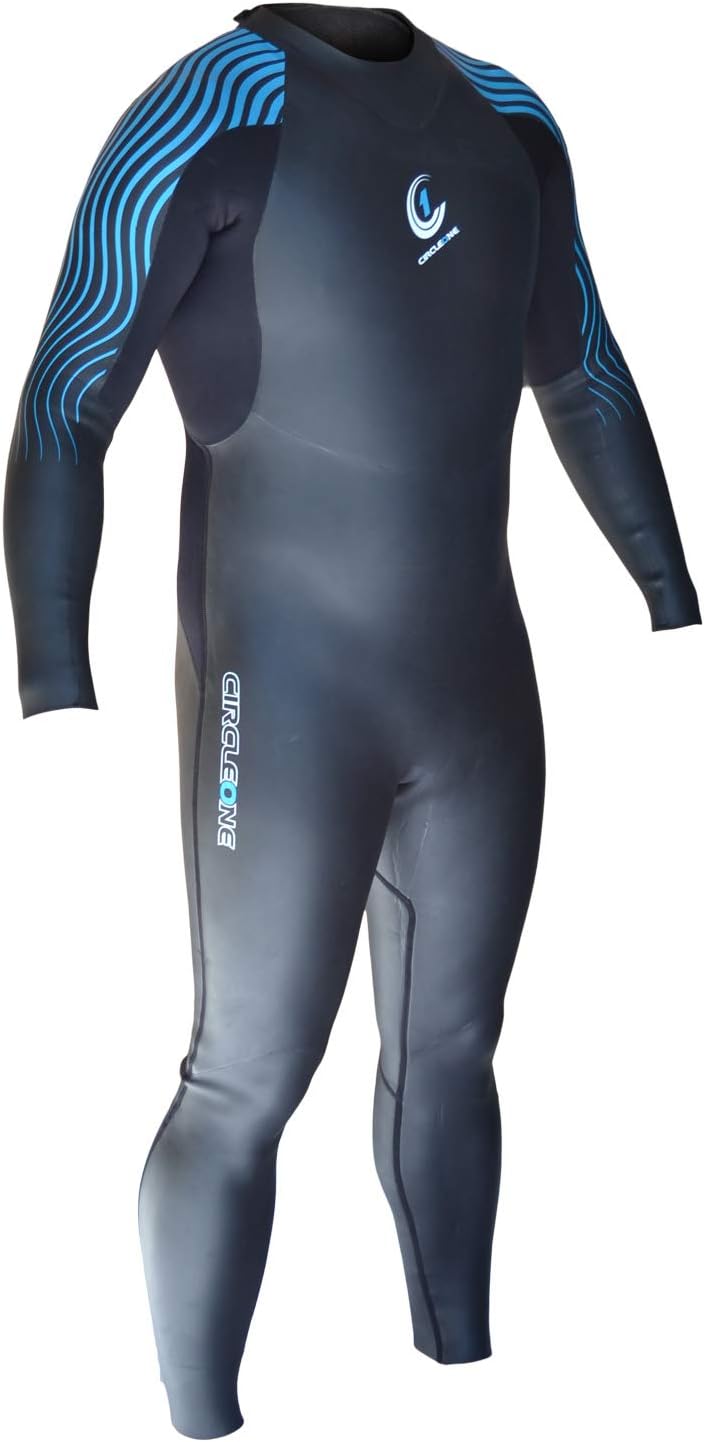 Circle One Men's H2O Pro Triathlon Wetsuit, Blue, M