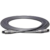 Hosa OPM305 Toslink Fiber Optic Cable, 5 Feet