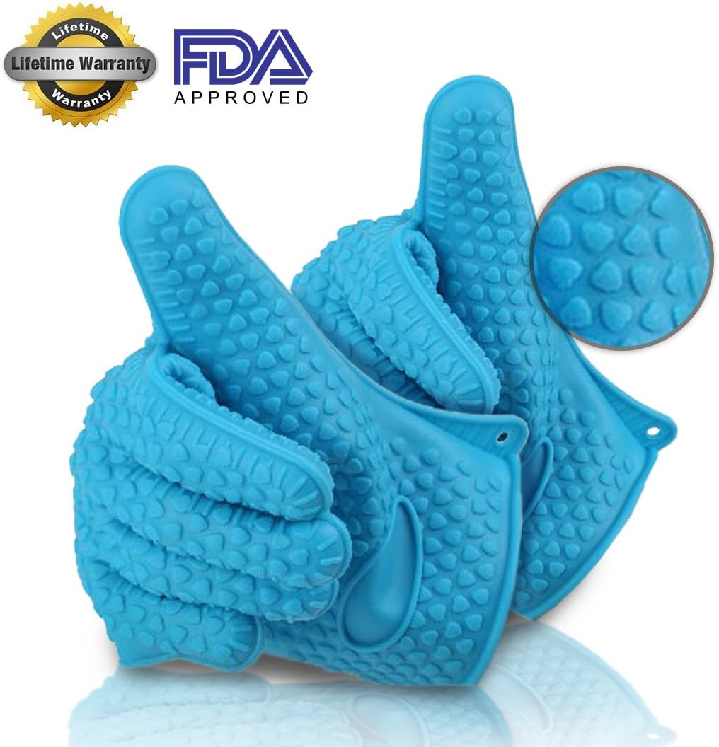 Pot Holders,Oven Mitts & Oven Glove,Flexible & Easy to Clean Non-Stick Premium Heat Resistant Oven Gloves By TempResist, Take Your Cooking Experience To The Next Level Now!