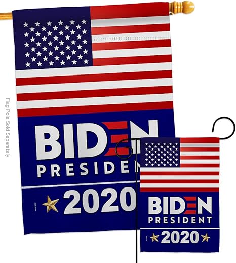 Amazon Com Joe Biden Flag President 2020 Garden House Flag Set Patriotic Vote Election Keep United State American Decoration Banner Small Yard Gift Double Sided Made In Usa Garden Outdoor