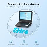 ieGeek 12.5" Portable DVD Player with 10.5" Swivel Screen, Region Free view 3