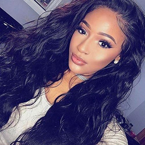 130% Density Body Wave Lace Front Wig For Black Women Pre Plucked Hairline with Baby Hair 130% Density Human Hair Full Lace Wigs(18inch, full lace wig)