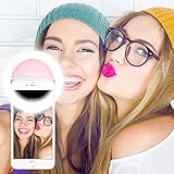Selfie Ring Light, Selfie Light Ring Brightness Rechargeable Selfie Lighting Ring For iPhone Samsung Galaxy