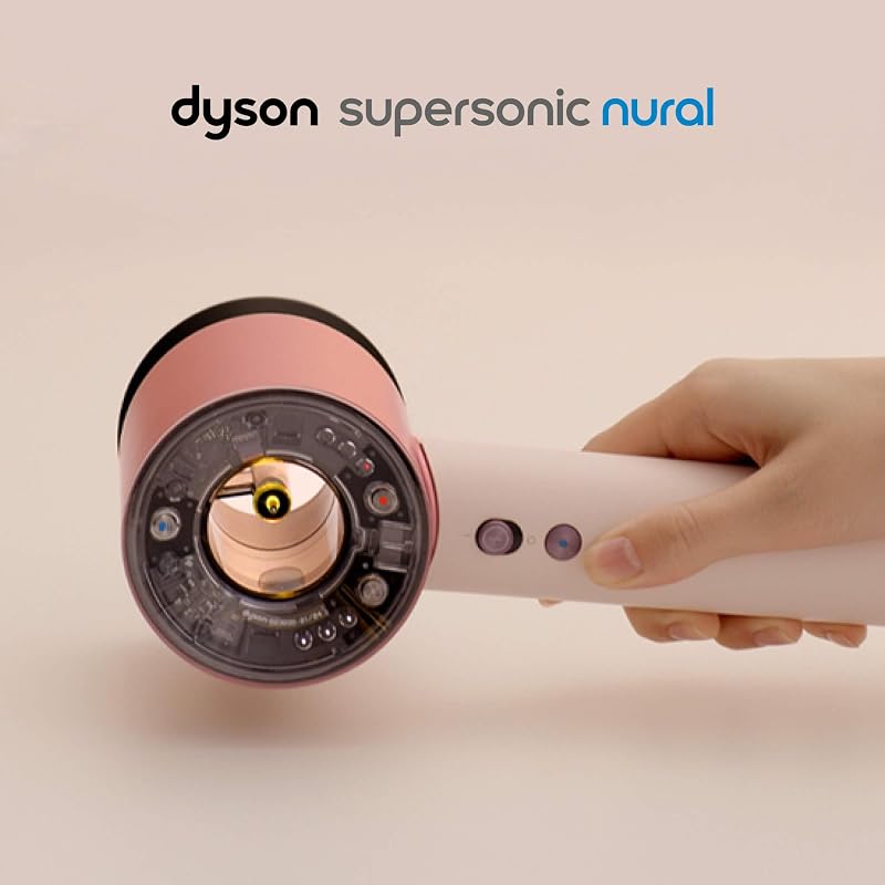 Supersonic Nural™ sèche‑cheveux Straight+Wavy – séchage rapide et intelligent sans dommages causés par la chaleur, ajustement automatique de température, inclus 5 accessoires intelligents