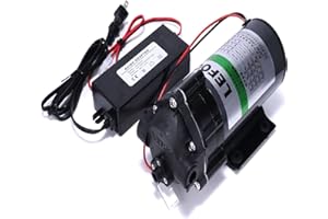 LEFOO RO Booster Pump LFP1200W 200GPD for Reverse Osmosis Water Filtration System with Transformer.