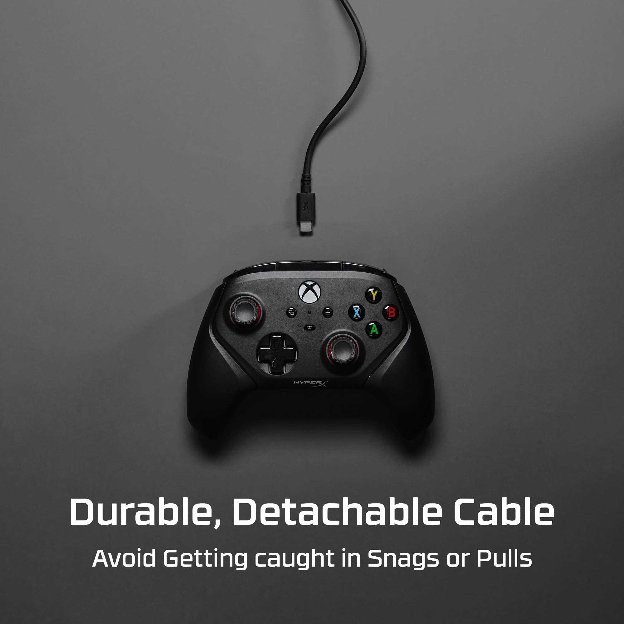 HyperX Clutch Gladiate – Wired Controller for Xbox One, Xbox Series X|S, PC, Officially Licensed by Xbox, Dual Trigger Locks, Programmable Buttons, Dual Rumble Motors