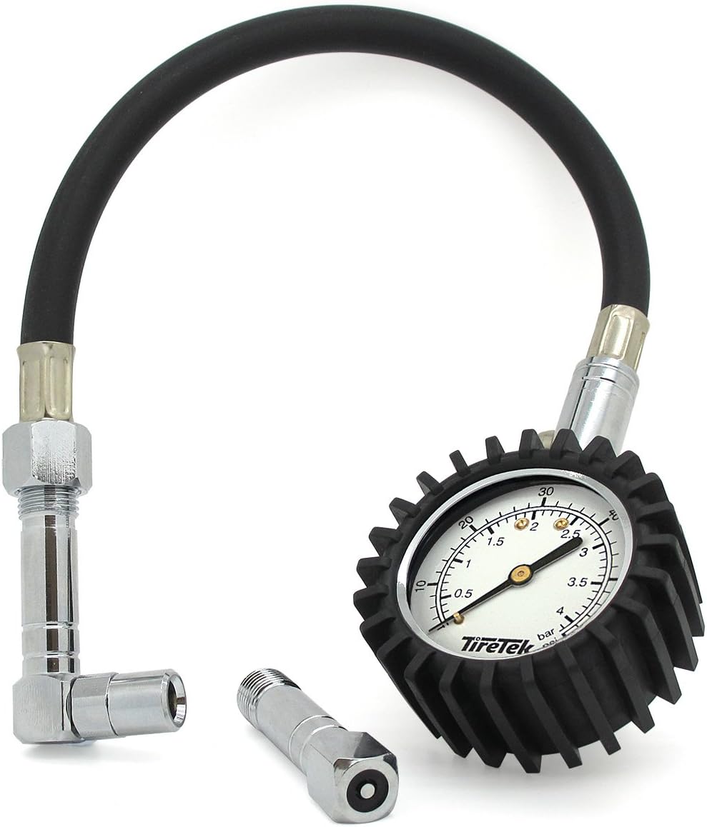 TireTek Tyre Pressure Gauge for Car and Motorcycle I ANSI Certified Air