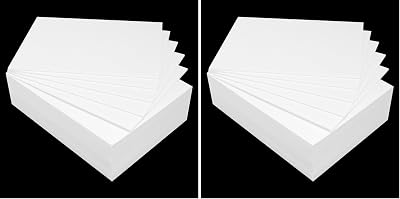 ASelected 2 Pack 10 Pcs A4 3mm Thick White Foam Board for Crafts Poster