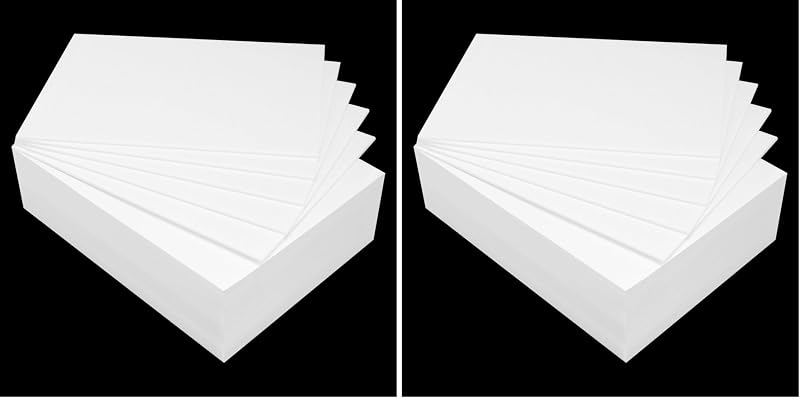 ASelected 2 Pack 10 Pcs A4 3mm Thick White Foam Board for Crafts Poster