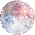 HaloVa Mouse Pad, Anti Slip Planet Mouse Mat for Desktops, Computer, PC and laptops, Customized Round Mouse Pad for Office and Home, Moon