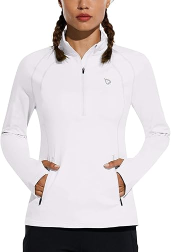 half zip running pullover
