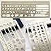 Web UI Template, Drawing Planner Stainless Steel Stencil Size 7.16