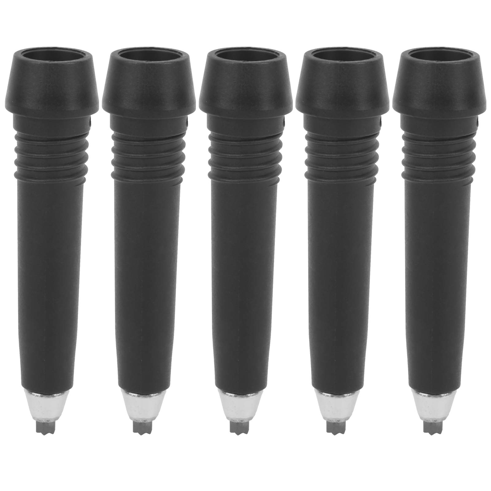 RiToEasysports 5Pcs Alpenstocks Rod Tip Rubber Trekking Pole Tip Replacement for Majority Standard Hiking Pole Mountaineering Staff