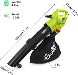 Grandma Shark 3000W 3 in 1 Leaf Blower Vacuum Mulcher Green view 2