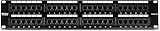 TRENDnet 48-Port Cat5e UTP Patch Panel RJ45 Krone 100Mhz Rackmount Black view 5