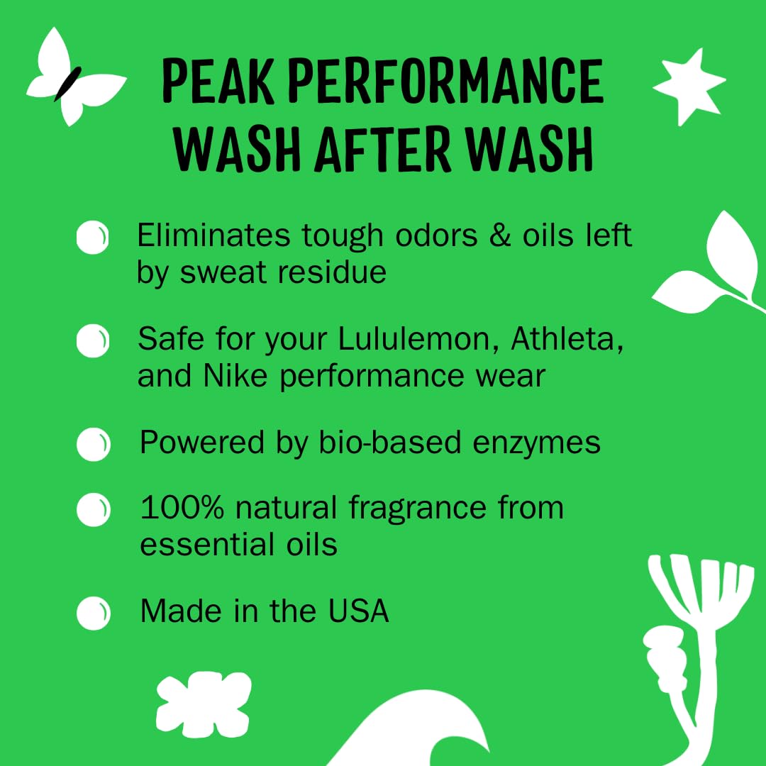 Molly's Suds Active Wear Laundry Detergent | Extra Strength Sport Laundry Powder, Stain Fighting for Performance Fabrics and Sensitive Skin | 120 Loads