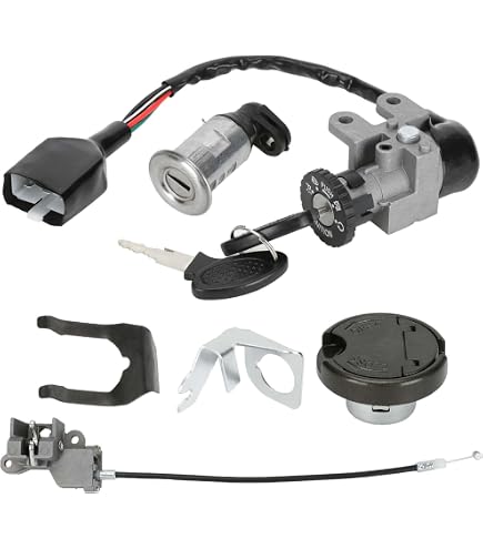 Amazon.com: Bubbacare Ignition Lock Cylinder Kit Gy6 50cc 139qmb