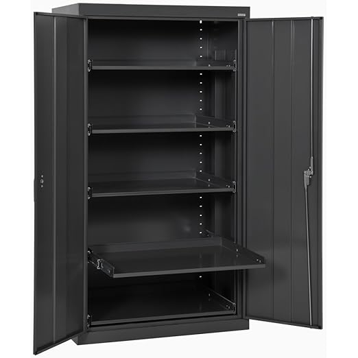 Sandusky ET5236246609LL Black Steel Storage 5