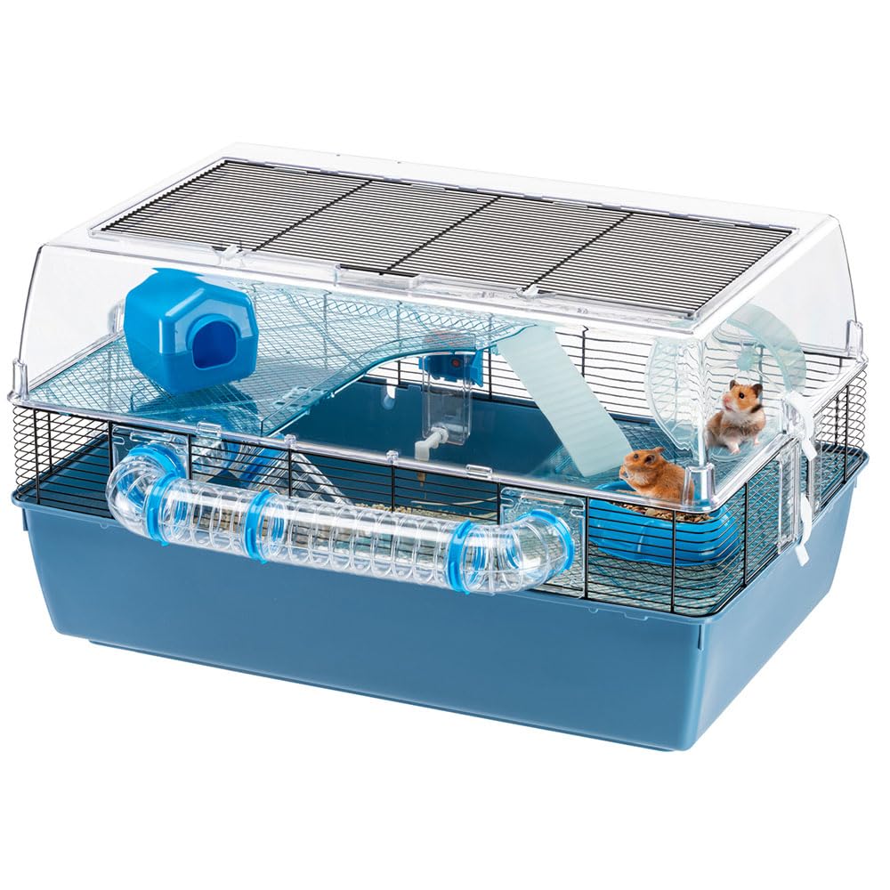 Ferplast DUNA FUN LARGE Interactive Multi-Level Hamster Cage - Includes Play Accessories, Tunnel System, and Exercise Wheel, 71,5x46xh41cm — image 1