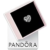 PANDORA Family Heart Charm - Compatible Moments - Jewelry for Women - Gift for Her - Made with Sterling Silver - With Gift Box