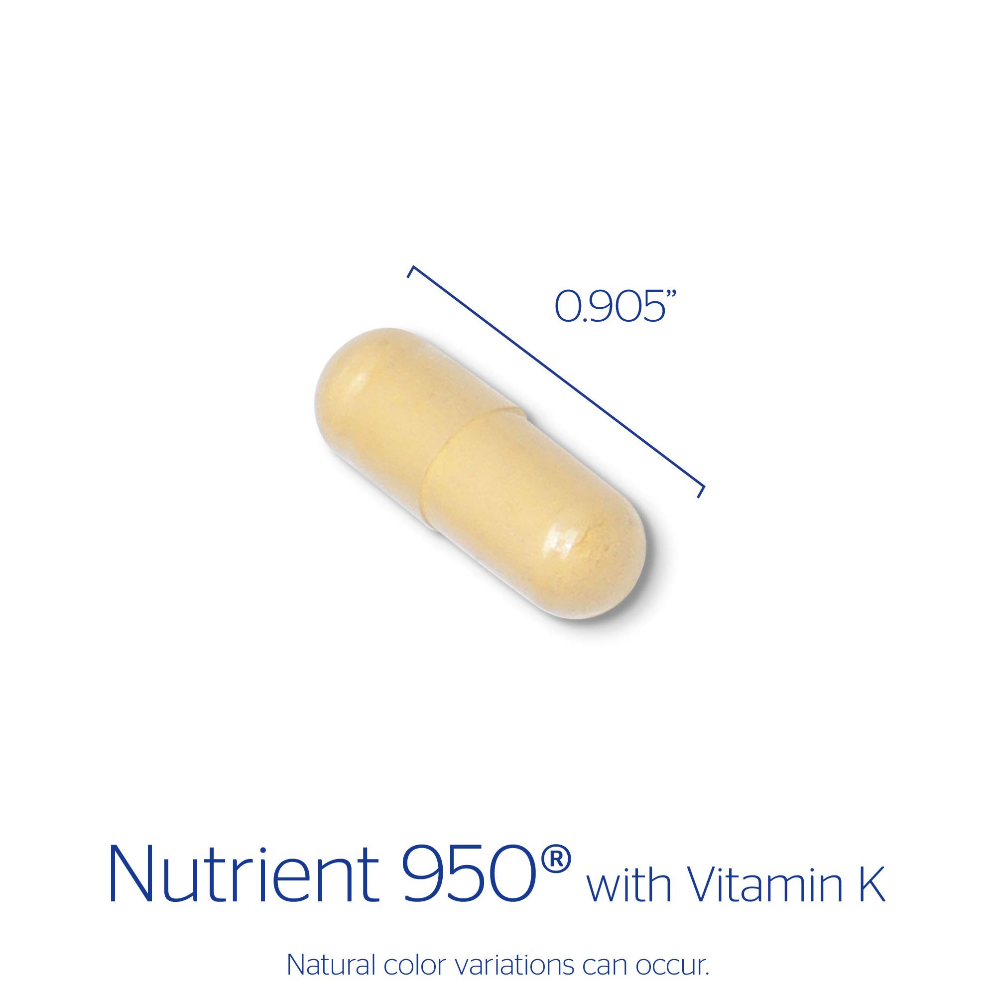 Pure Encapsulations Nutrient 950 with Vitamin K Vitamin Mineral
