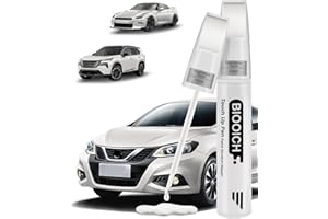 BIOOICH Pearl White Tricoat QAB Touch Up Paint Pen for Nissan Exact Color Match Car Chip and Scratch Repair for Nissan Rogue Altima Sentra Pathfinder Frontier Versa Murano &More