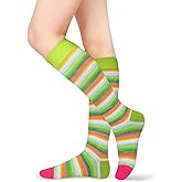 Benefeet Sox Womens Girls Knee High Socks Funny Novelty Athletic Long Tube Socks Unisex Soft Cozy Cotton High Calf Socks