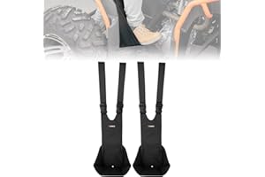 KEMIMOTO 2 Pcs ATV Rear Passenger Foot Pegs Universal Adjustable Foldable Wear-resistant ATV Passenger Foot Rest Made of Heav