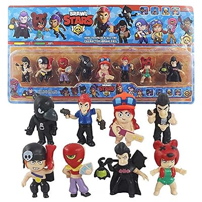 TIKIDA New Toys for Kids Brawl Stars Action Figure Toys Shelly Colt Brawl Stars Acrylic Model Toys for Boy Girl U Must Have Funny Gifts Girl S