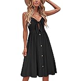 VOTEPRETTY Women's Summer Dresses Spring Sundresses Beach Clothes Outfit Vacation 2024 V Neck Casual Tropical Resort Hawaiian