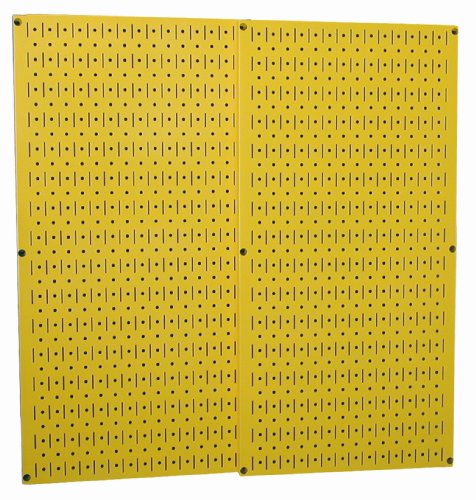 Yellow Metal Pegboard By Wall Control 2 Pack
