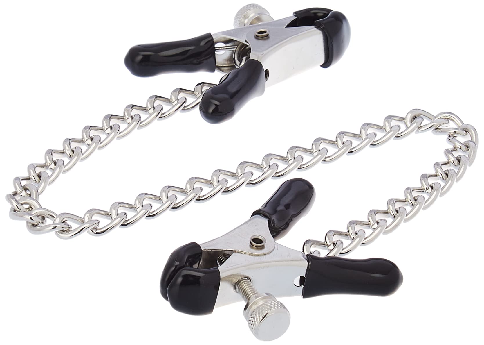 The Bondage Locker Gimp Fetish Slave Nipple Clamps Toys Alligaitor Clips, Silver