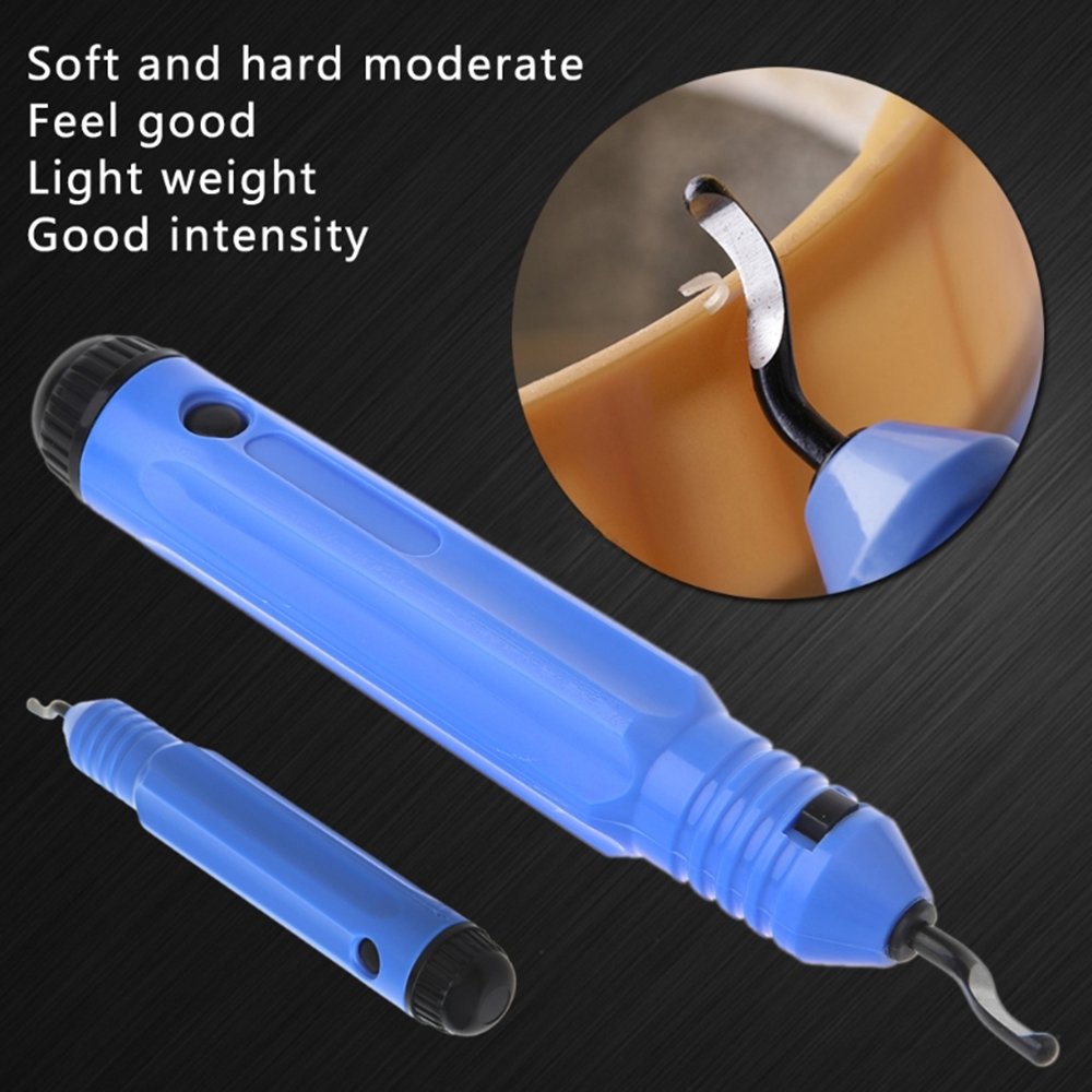 Kit Sbavatura Professionale Set Utensili Sbavatura Manuale - 10 Lame Acciaio Con Manico Rotante 360° Per Metallo E Plastica Stampante 3d Bambulab