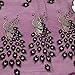 JISTL 6ft Peacock Long Soft Scarf Purple Stole for Pretty Women SJ1378