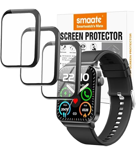Protections D'écran 6 Pièces Pour Montre Connectée Blackview W40 1.43" - Film Souple, Anti-rayures, Haute Transparence