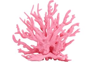 Fish Tank Decorations, Plastic Coral Reef Decor Creative Realistic Aquarium Coral Ornaments for Fish Tank Aquarium Landscape 