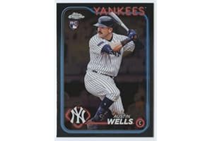 2024 Topps Chrome #281 Austin Wells RC Rookie New York Yankees MLB Baseball Base Trading Card
