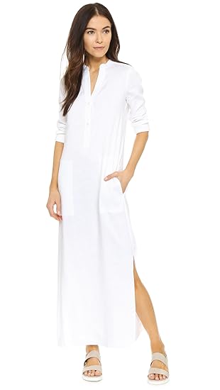 white linen dress amazon