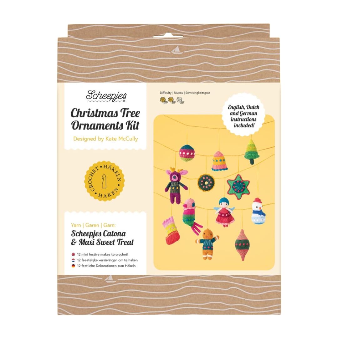 Scheepjes - Scheepjes Christmas Tree Ornaments Crochet Kit - 1 Set