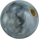 Thruifo Gear Car Shifter Handle, Ball Shape MT Shifting Stick Lever Shift Knob Fit Most Automatic Manual Transmissions, Gray
