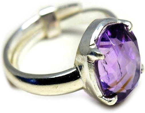 Amazon Com Gemsonclick Amethyst 925 Silver Ring Prong Adjustable 4 Carat February Stone Size 5 6 7 8 9 10 11 12 13 Jewelry Amazon Com Gemsonclick Amethyst 925 Silver Ring Prong Adjustable 4 Carat February Stone Size 5 6 7 8 9 10 11 12 13 Jewelry