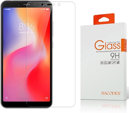 Amazon Com Redmi 6a Screen Protector Nacodex Tempered Glass Screen Protector For Xiaomi Redmi 6a Ultra Clear Scratch Resistant Glass Protector