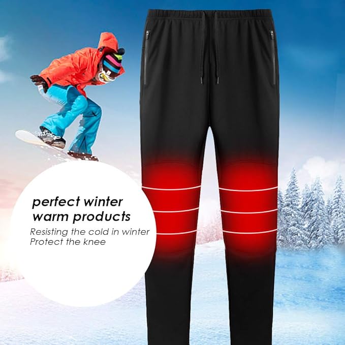 Y & Z Electric Heated Warm Pants USB Heating Base Layer Elastic