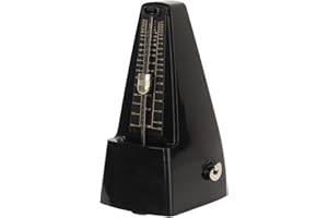 Mechanical Metronome Music Timer 40 to 208 Beats Professional Universal Black Metronome for Piano Violin Guitar