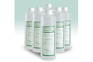 SANASTEC A2O Water - Made in USA, Electrolysis Enhancer - 16 Fl. Oz. (6 Bottles/pack), 473 ml