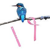 DaTpuik 100Pcs Pink Tree Tags Wrap Around Plant Tags Markers,Removable, Adjustable Garden Labels Plant Tags with Large Writing Surface 8.27"x0.8"