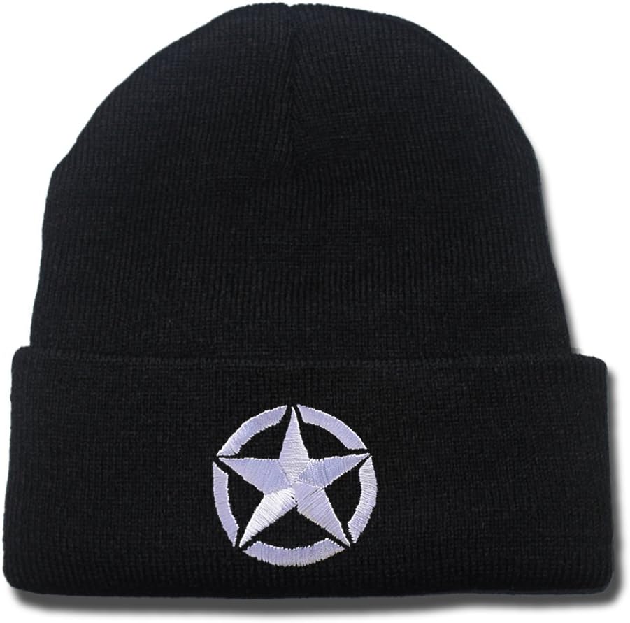 RHXING WWII Jeep Star Army Marines Logo Embroidery Adjustable Hat Beanie Knitted Cap / Snapback Hats / Baseball Caps / Visor