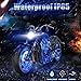BLIIFUU 12PCS Motorcycle LED Lights with Bluetooth Wireless Remote Controllers, 18 RGB Colors Accent Glow Neon Atmosphere Lights Bar for Harley Davidson Suzuki BMWthumb 4
