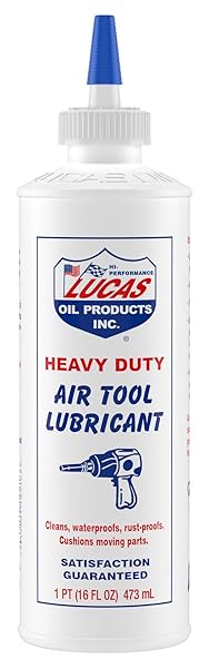 LUCAS OIL 10216 AIR TOOL LUBRICANT/12X1/P WHITE 16 OUNCE